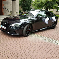 Auto do ślubu Poznań Audi RS7