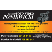 Fotografia Filmowanie Białystok Ponikwicki
