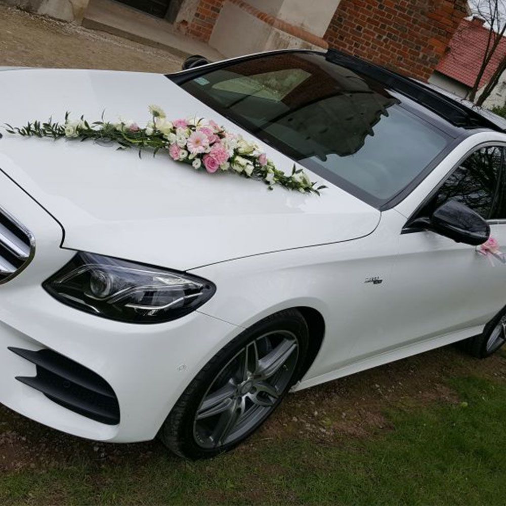 Auto do ślubu Poznań Mercedes E Klasa AMG